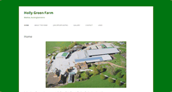 Desktop Screenshot of hollygreenfarm.co.uk