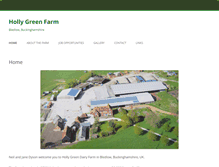 Tablet Screenshot of hollygreenfarm.co.uk